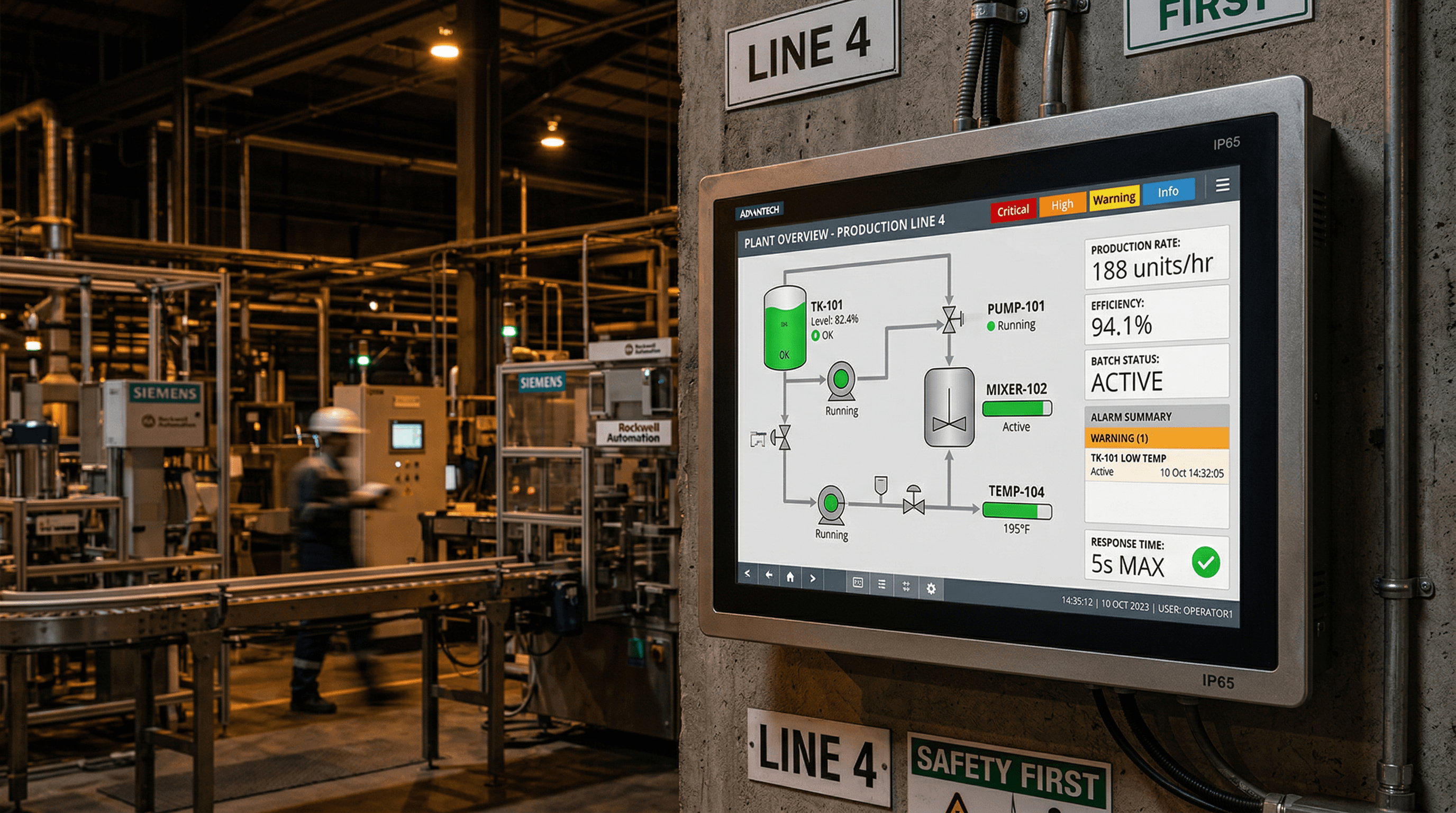 HMI Design & SCADA Interfaces